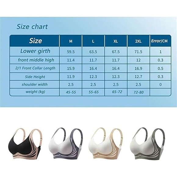 lot of 2 Bras,Lushfitting Powerful Push-Up Seamless Wire-Free Support Bra MEDIUM - Picture 4 of 11